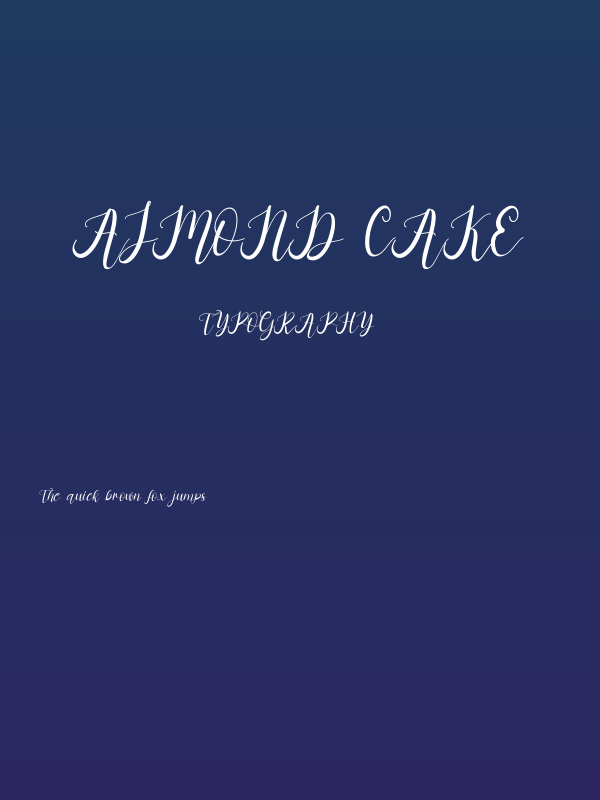 Almond Cake Poster