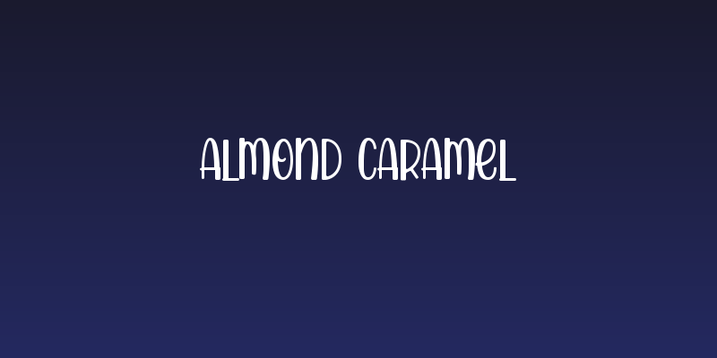 Almond Caramel Social Header