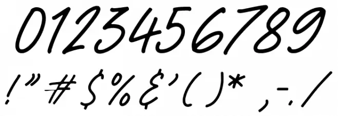 Almond Cookie Font OTHER CHARS