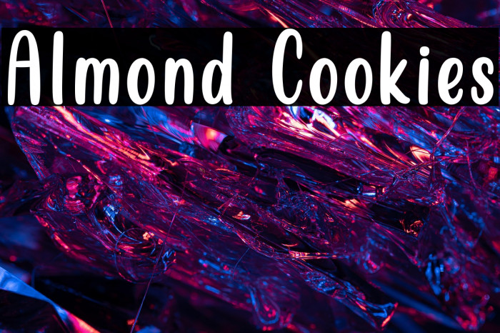 Almond Cookies Example 1