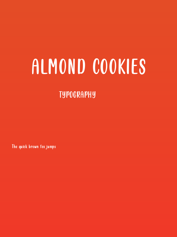 Almond Cookies Poster