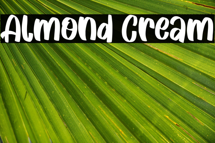 Almond Cream Example 2