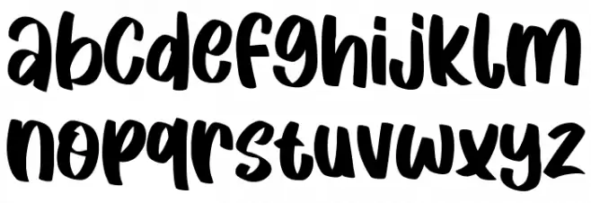 Almond Cream Font Litere mici