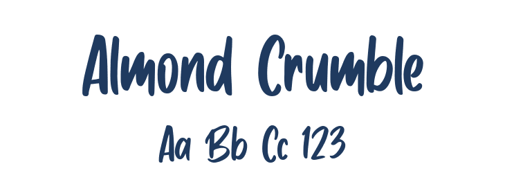 Almond Crumble Font Preview