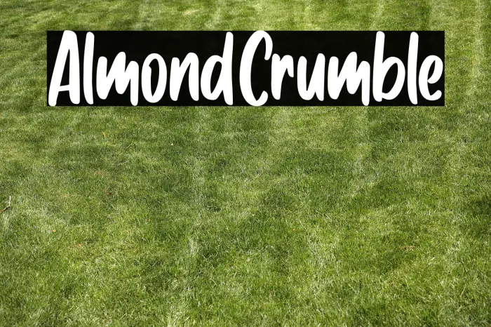Almond Crumble Example 2