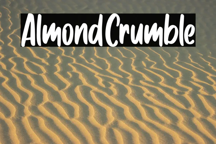 Almond Crumble Example 3