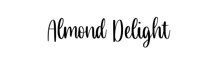 Almond Delight  Fuentes Gratis Descargar