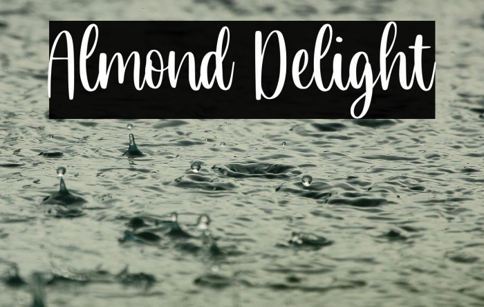 Almond Delight Example 3