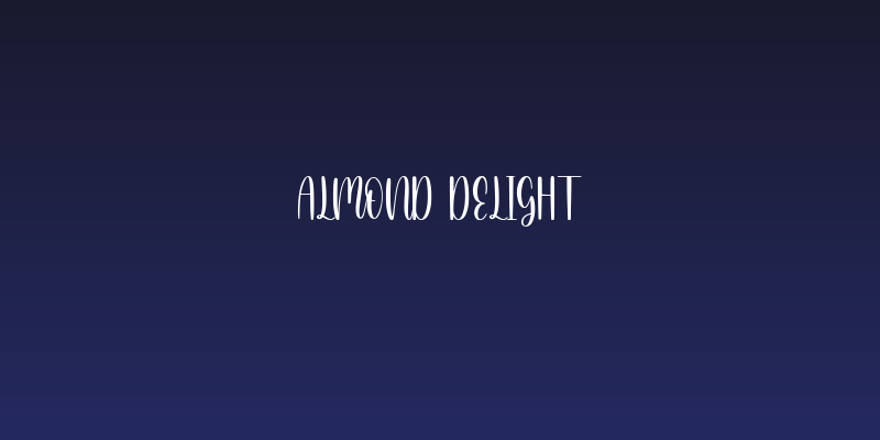 Almond Delight Social Header