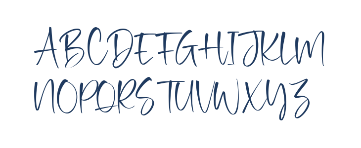 Almond Hunter Uppercase