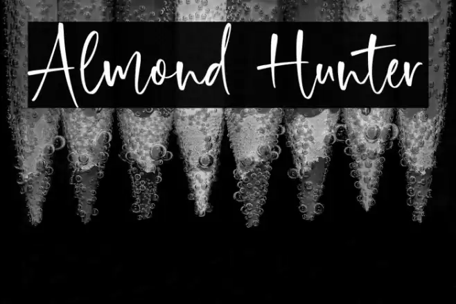 Almond Hunter फ़ॉन्ट examples