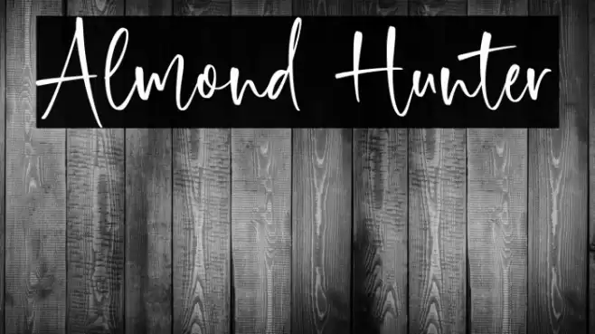 Almond Hunter फ़ॉन्ट examples