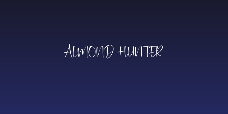 Almond Hunter Social Header