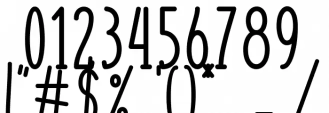 Almond Latte Font OTHER CHARS