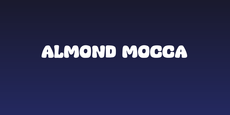 Almond Mocca Social Header