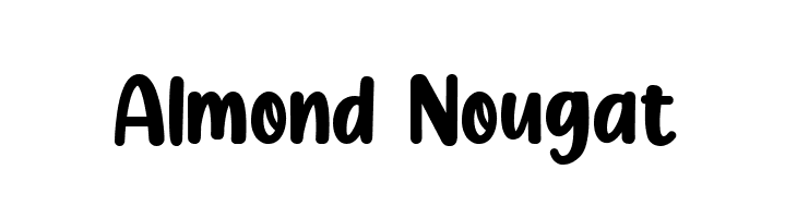 Almond Nougat フォント