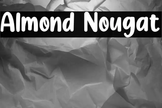 Almond Nougat Font examples