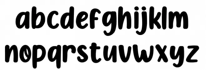 Almond Nougat Font Litere mici