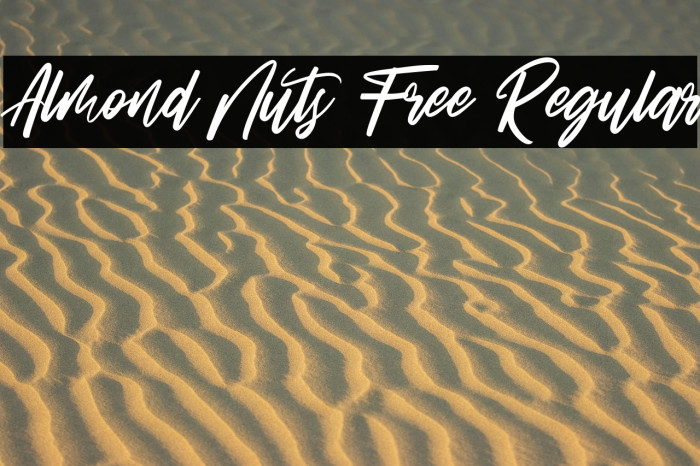 Almond Nuts Free Regular Example 2