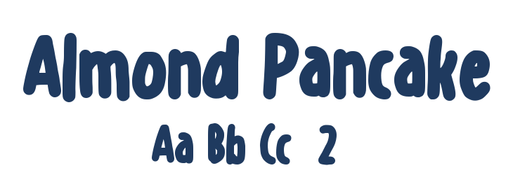 Almond Pancake Font Preview