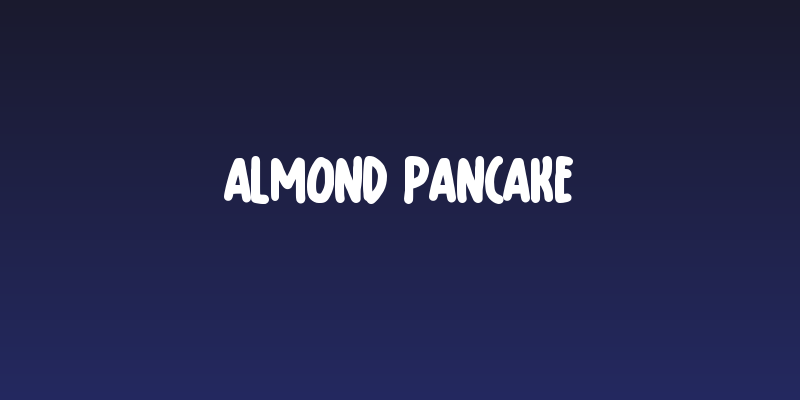 Almond Pancake Social Header