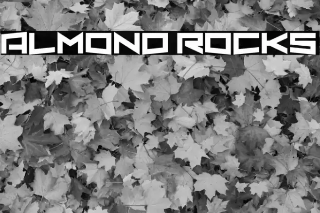 Almond Rocks Caratteri examples