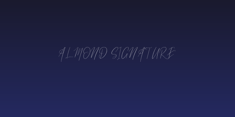 Almond signature Social Header