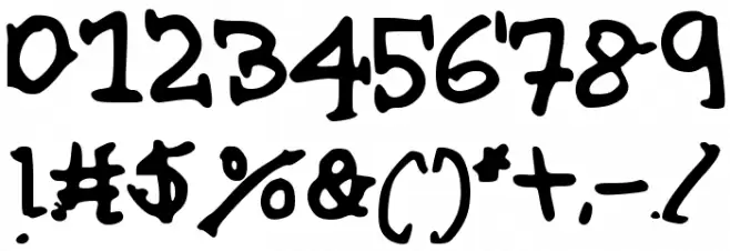 Almond_Milk Font OTHER CHARS