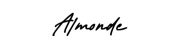 Almonde  Скачать бесплатные шрифты