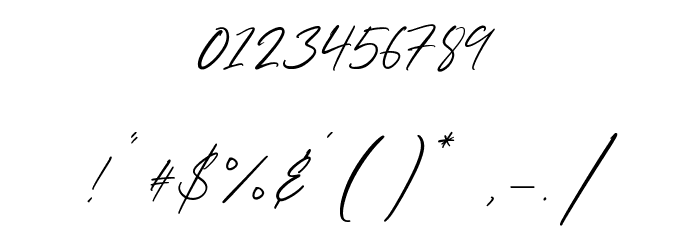 Almondita Font OTHER CHARS