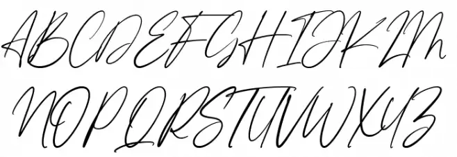 Almondita Font UPPERCASE