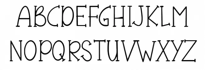 Almondlatte Schriftart Groß
