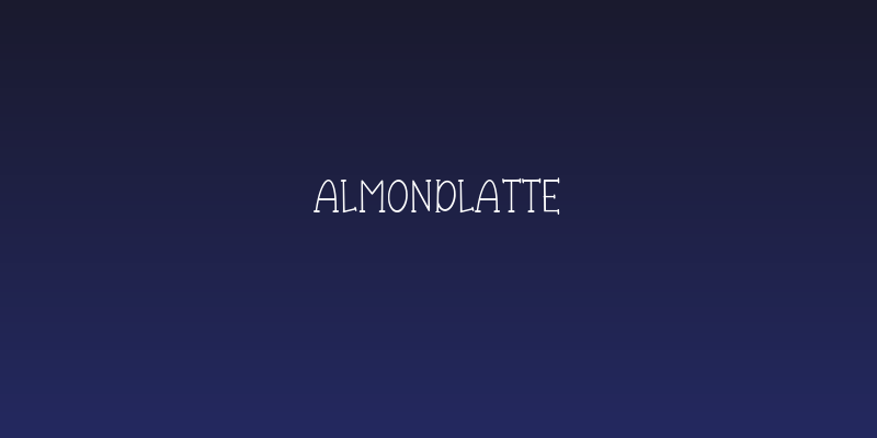 Almondlatte Social Header