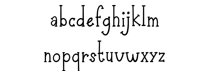 Almondlatte Font LOWERCASE
