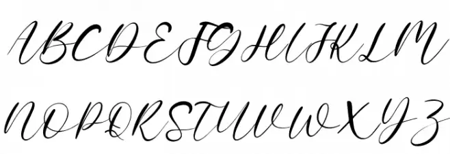 Almondwild Schriftart Groß