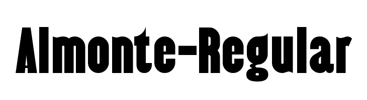 Almonte-Regular Font