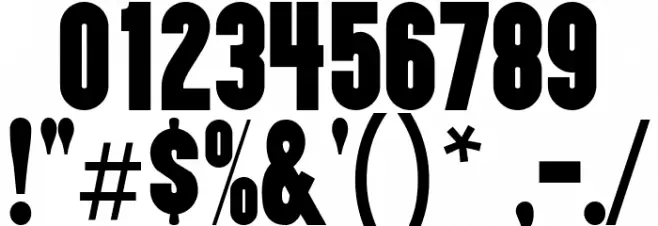 Almonte-Regular Font OTHER CHARS