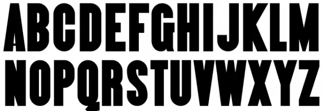 Almonte-Regular Schriftart Groß