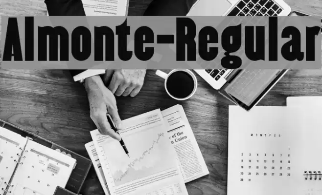 Almonte-Regular Font examples