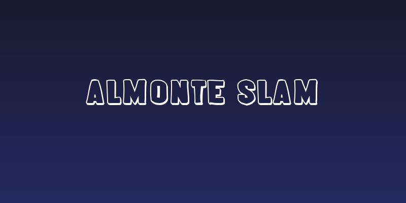 Almonte Slam Social Header