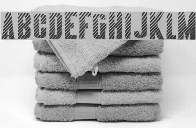 Almonte Woodgrain Font examples