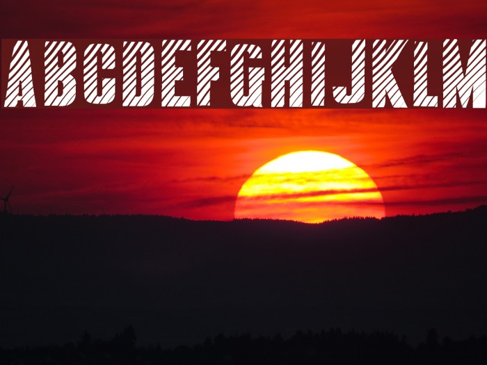 Almonte Woodgrain Schriftart examples