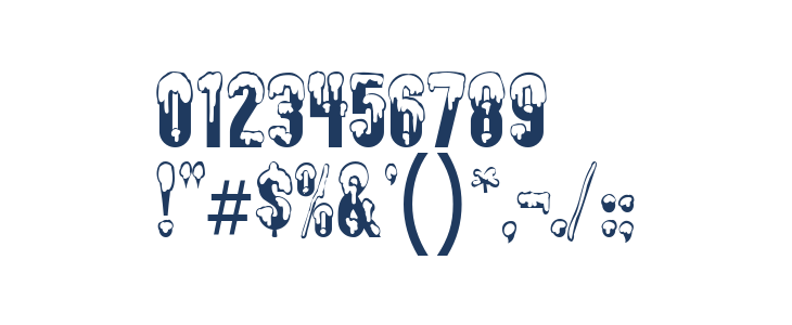 AlmonteSnow-Regular Other Characters