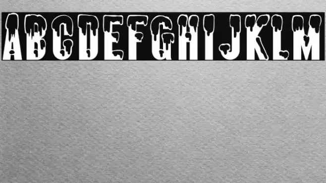 AlmonteSnow-Regular Font examples