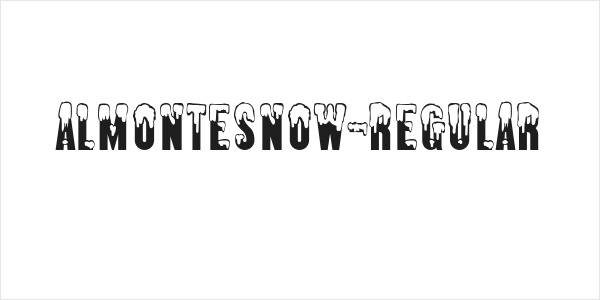 AlmonteSnow-Regular Logo
