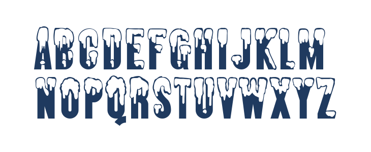 AlmonteSnow-Regular Lowercase