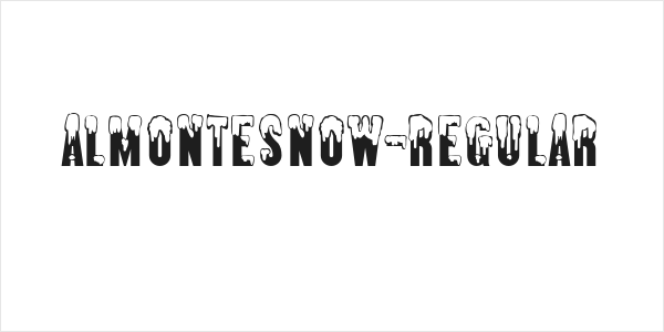 AlmonteSnow-Regular Logo