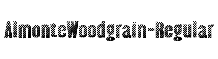 AlmonteWoodgrain-Regular  font caratteri gratis