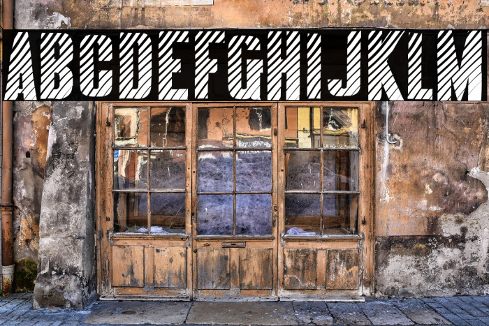 AlmonteWoodgrain-Regular Example 1