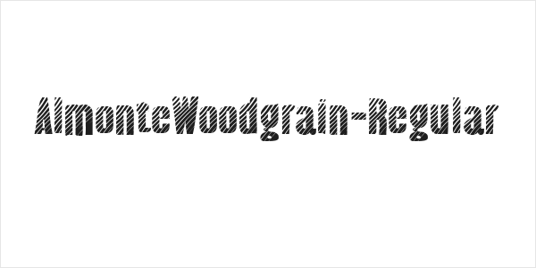 AlmonteWoodgrain-Regular Logo